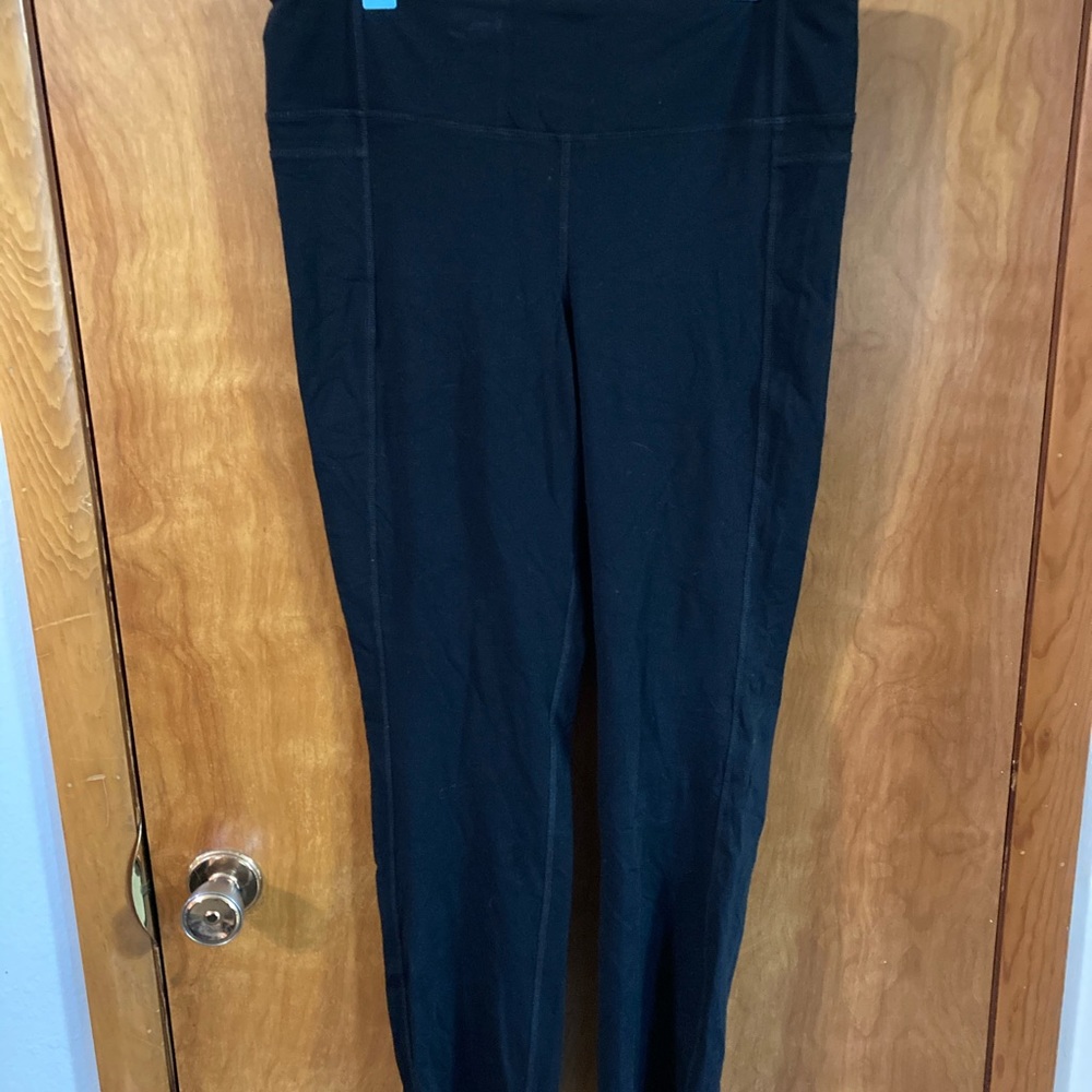 Black exertek yoga pants size LG
